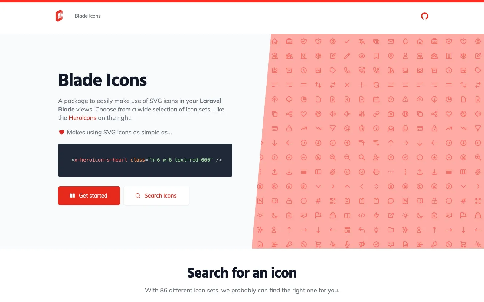 Screenshot of Blade Icons