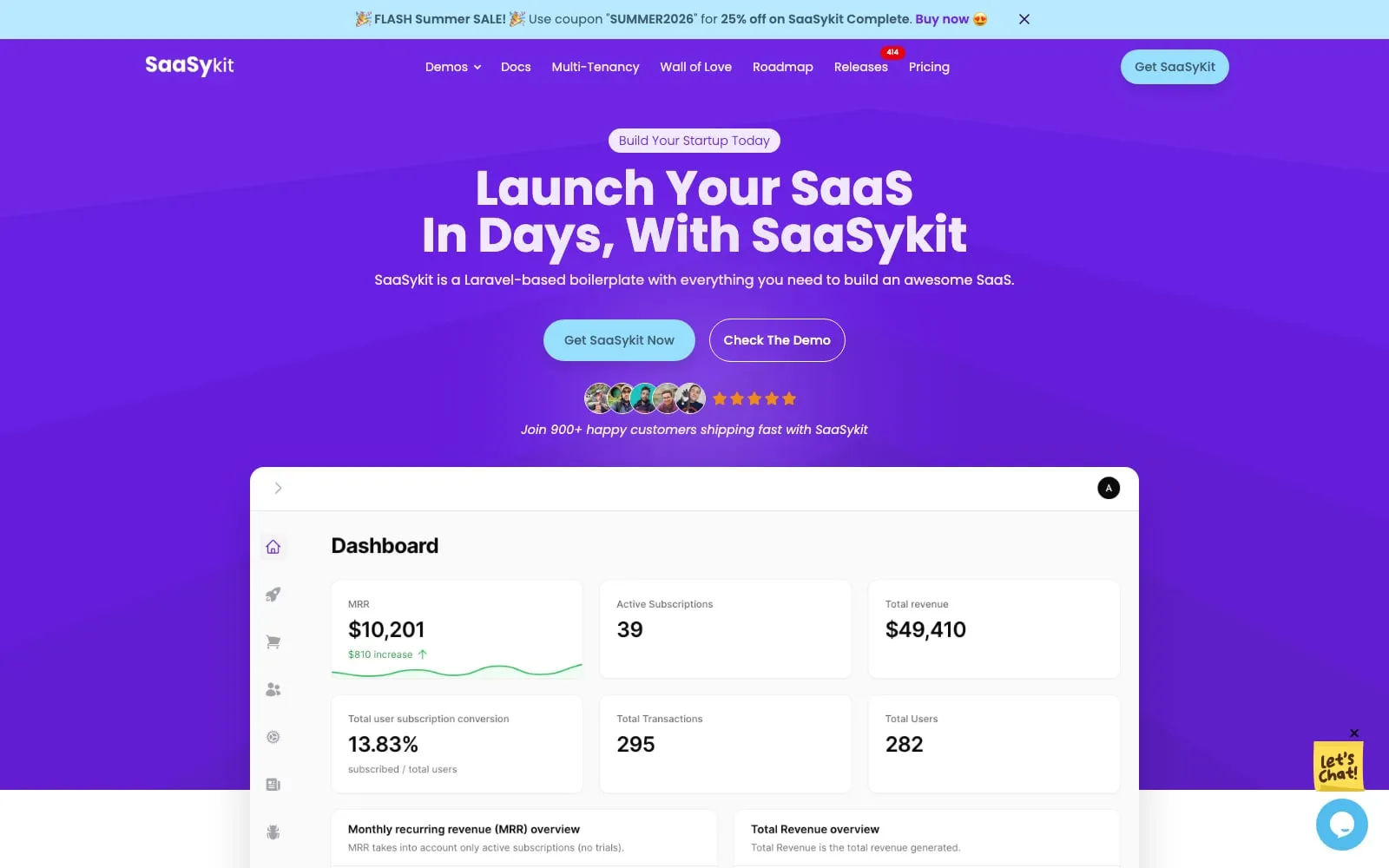 Screenshot of SaaSykit